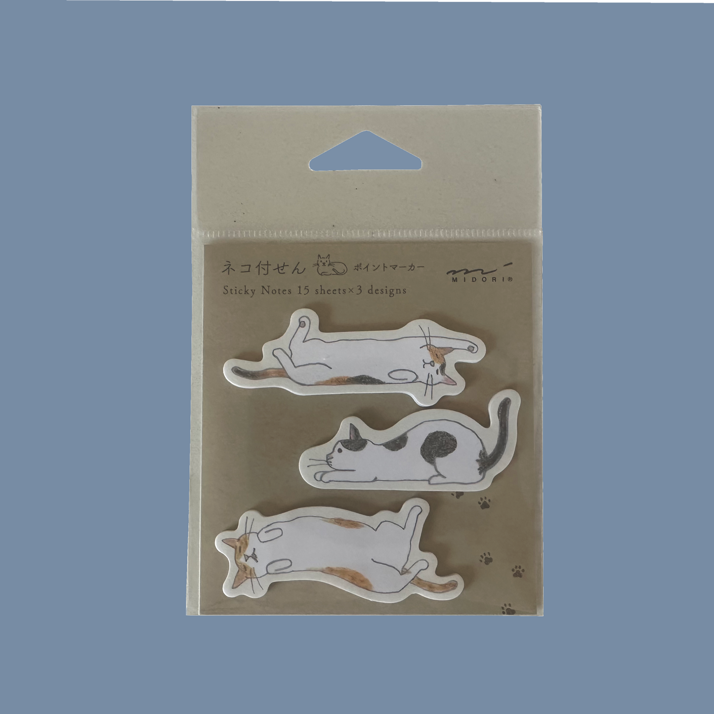 Stretching Cat Sticky Notes