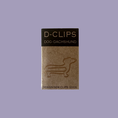 Dachshund Paper Clips