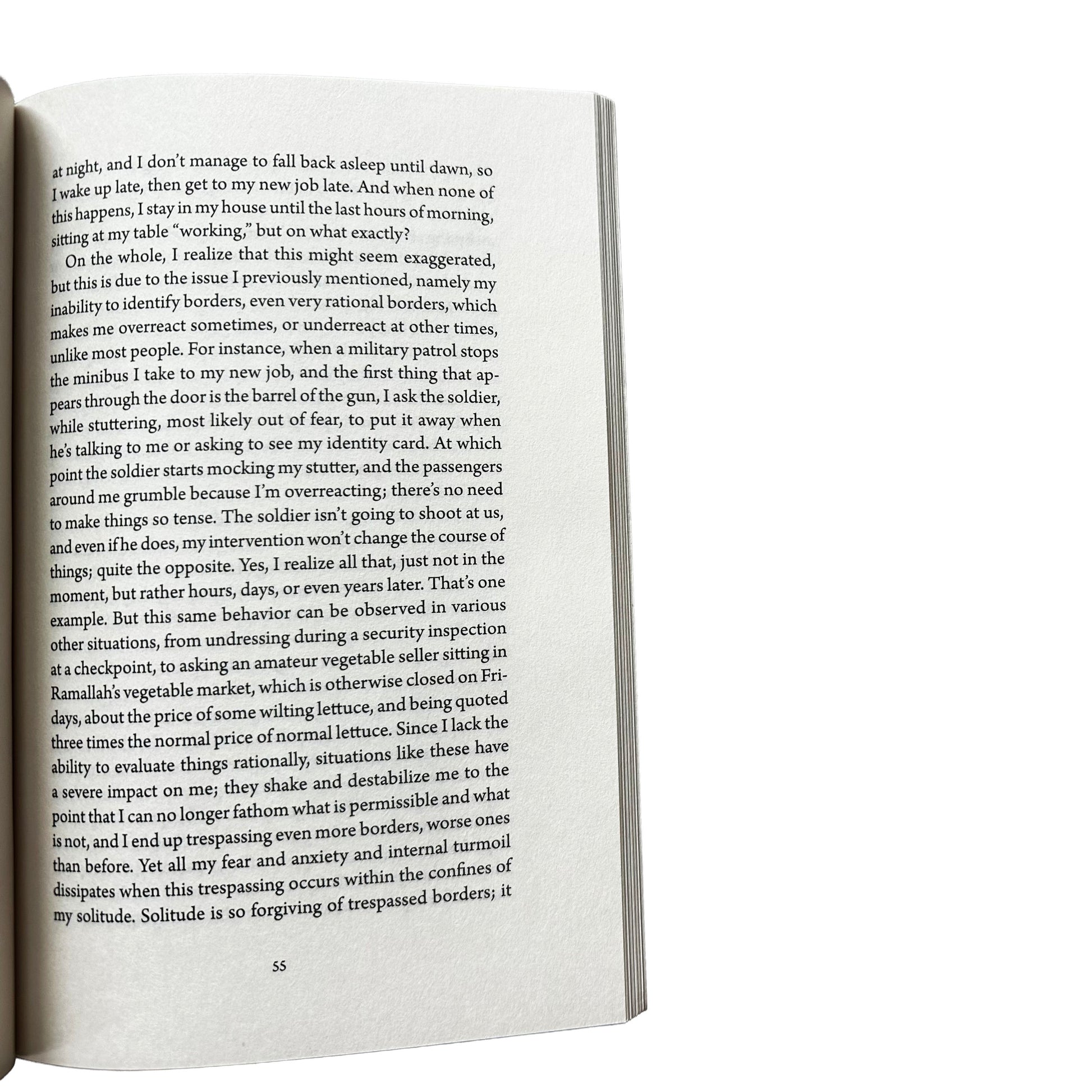 Open copy of Minor Detail with text on a white background