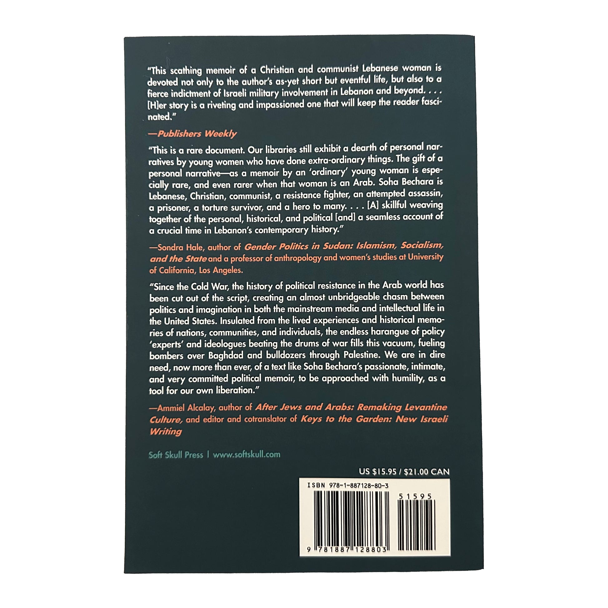Back cover of Resistance with text and a barcode on a white background