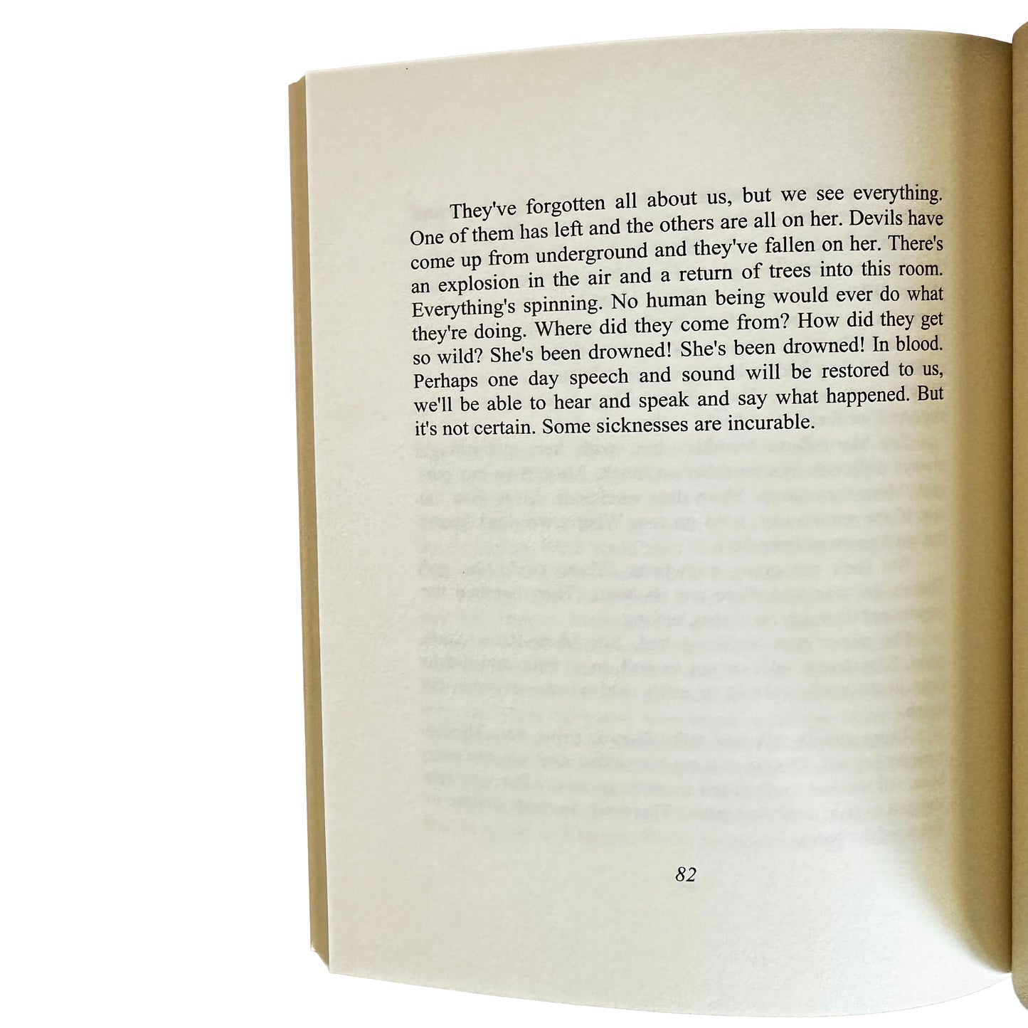 Open copy of Sitt Marie Rose with text on a white background