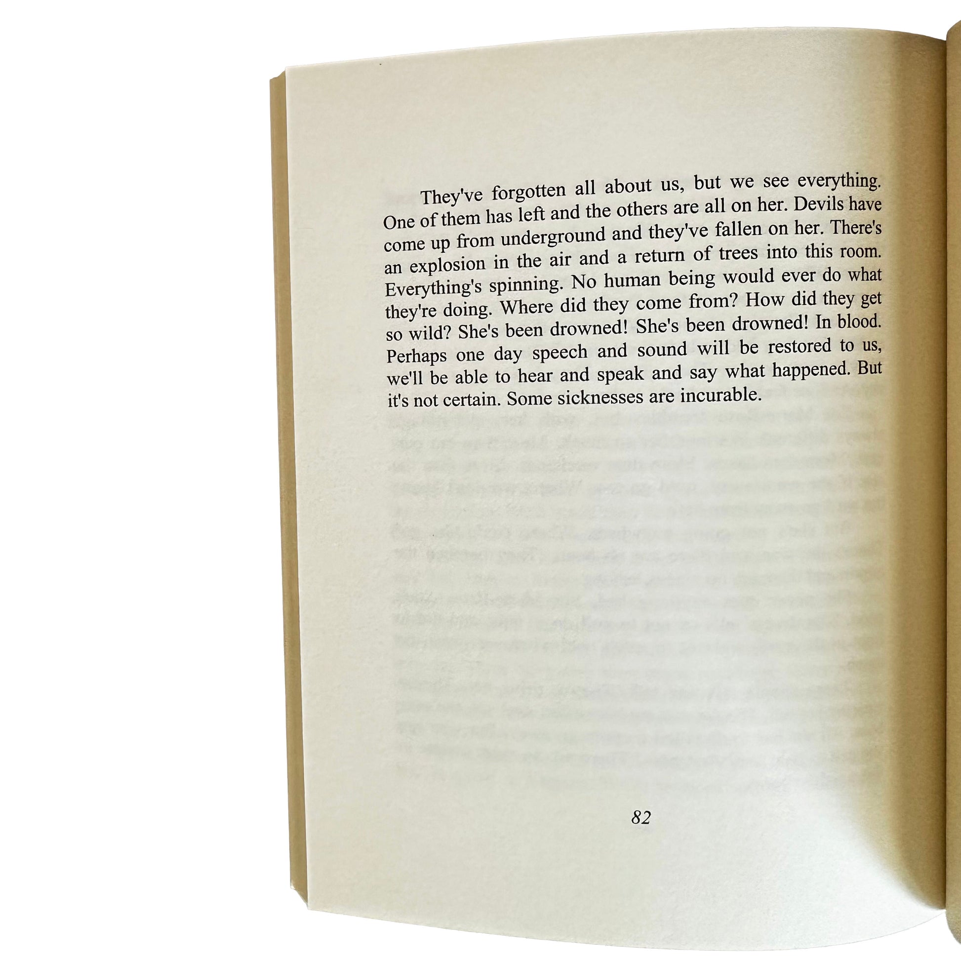 Open copy of Sitt Marie Rose with text on a white background