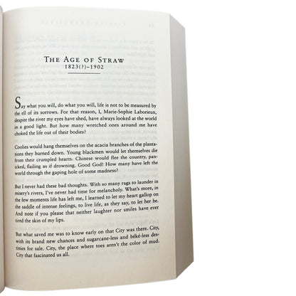 Open copy of Texaco with text on a white background