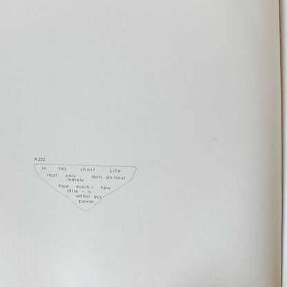 The Gorgeous Nothings: Emily Dickinson's Envelope Poems excerpt on a white background with a geometric design