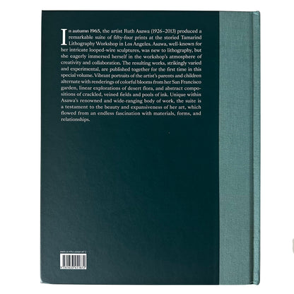 The Tamarind Prints back cover with text on a white background