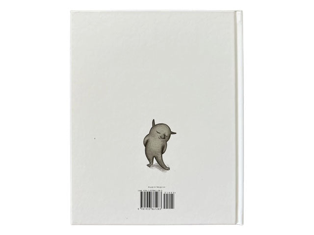 Back cover of What Feelings Do When No One's Looking with a small illustration of a creature on the cover