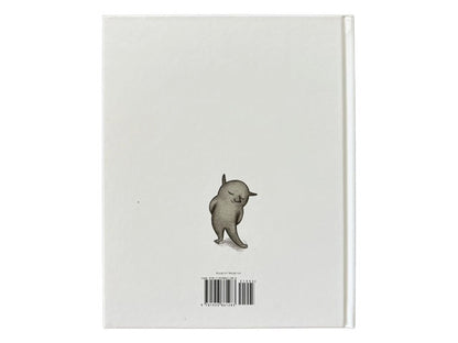 Back cover of What Feelings Do When No One's Looking with a small illustration of a creature on the cover